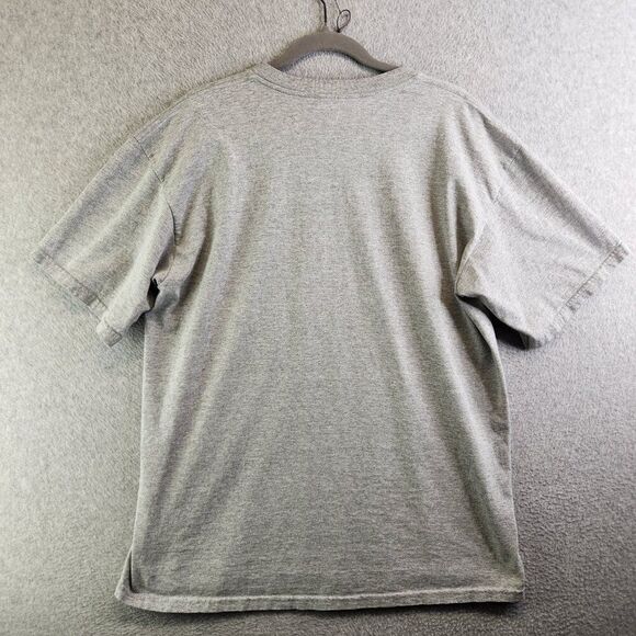 Nike Shirt Mens L Gray Vintage Y2K Silver Tag Left Swoosh Crewneck Tee Vtg - Picture 5 of 12